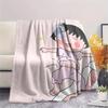 Chibi Maruko‑chan Flannel Blanket, High quality Comfortable for All Seasons, Home Decor, Warmth and Comfort
