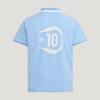 adidas Unisex Three-Stripes Football Print Polo Shirt