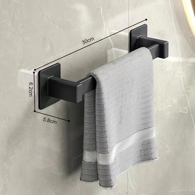 Punch-Free Badezimmer-Handtuchhalter & Stange: Mehrzweck-Aufhängestange für Handtücher und Hausschuhe