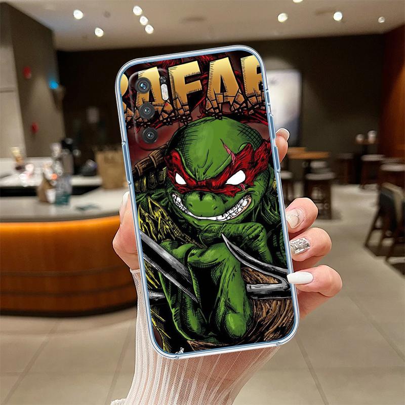 RE61 TMNT Transparent Phone Case for Samsung Galaxy A04 A04S A14 A23 A34 A54 M23 M33 M52 M53