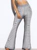 2025 Summer Women's High Waist Sequin Patchwork Wide-Leg Pants - European and American Casual Fashion Trend