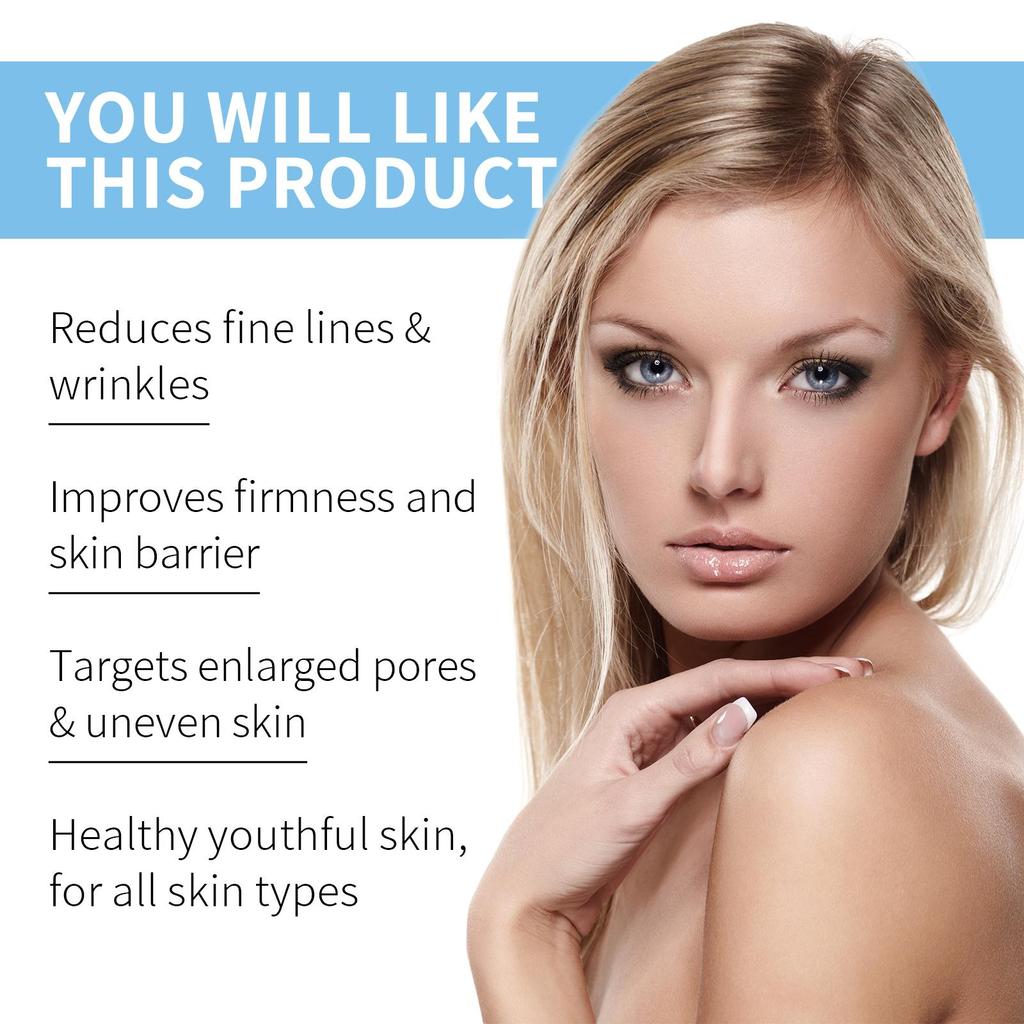 Copper Peptide Serum Anti Aging Fade Fine Lines Pore Shrinking Smoothing Firming Hydrating Hyaluronic Acid Moisturizing Essence