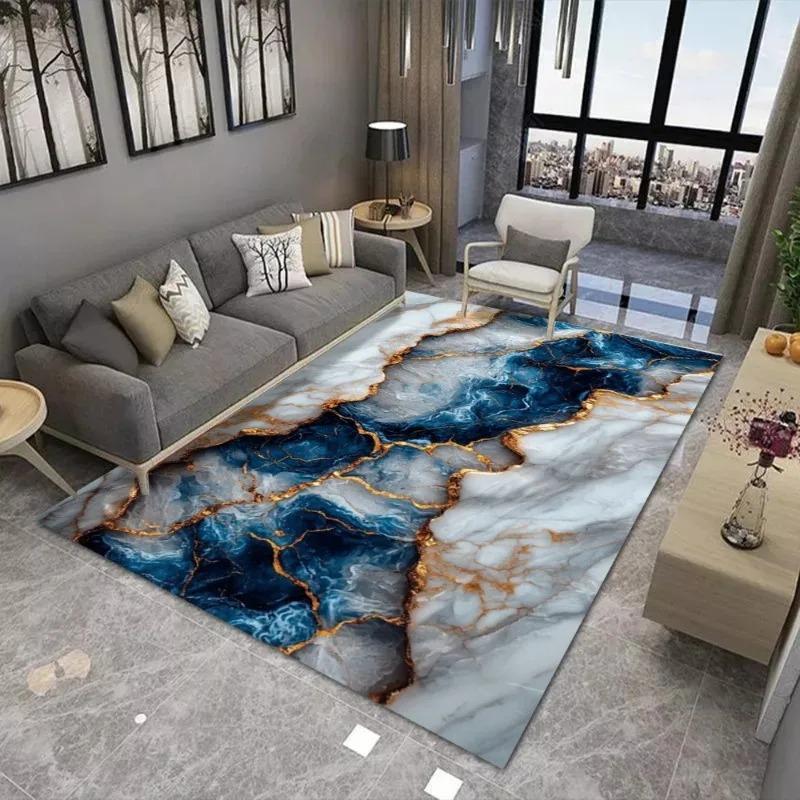 Nordic Modern Abstraction Printing Large Carpet for Living Room Decor Sofa Rug Coffee Table Floor Mat Bedroom Nonslip Soft Mat