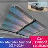 Per Mercedes Benz GLA H247 200 180 2024 Tetto apribile Tenda parasole Tetto Parasole Isolamento termico Copertura Adesivi per finestrini