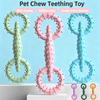 Neues Haustier-Kauspielzeug, Zugring-Hundezahnbürsten, Lustiges interaktives Hundespielzeug, Verschleißfest, Bissfest, Leicht zu reinigen, Trainings-Interaktive Materialien,