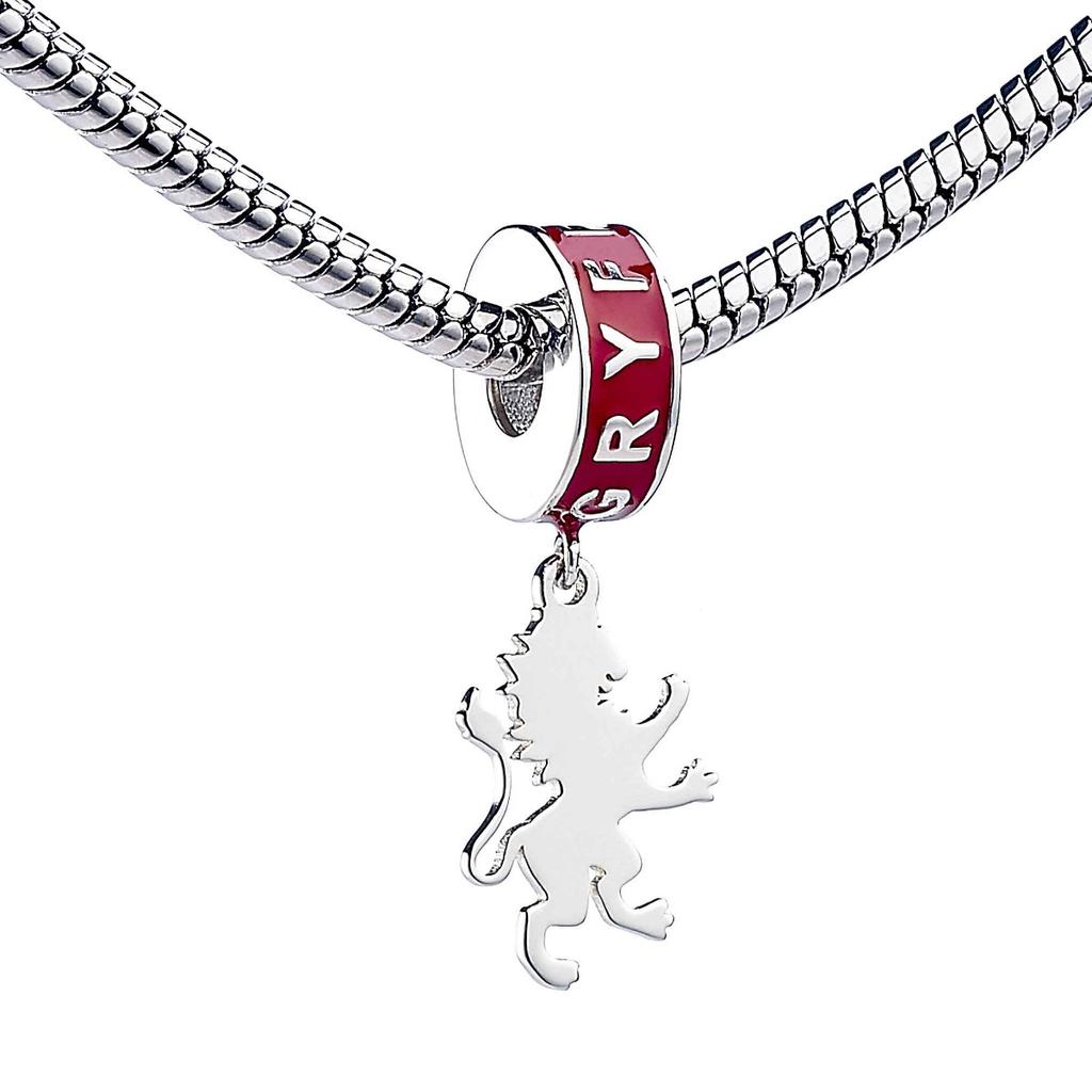 Harry Potter sterling silver Gryfindor house slider charm