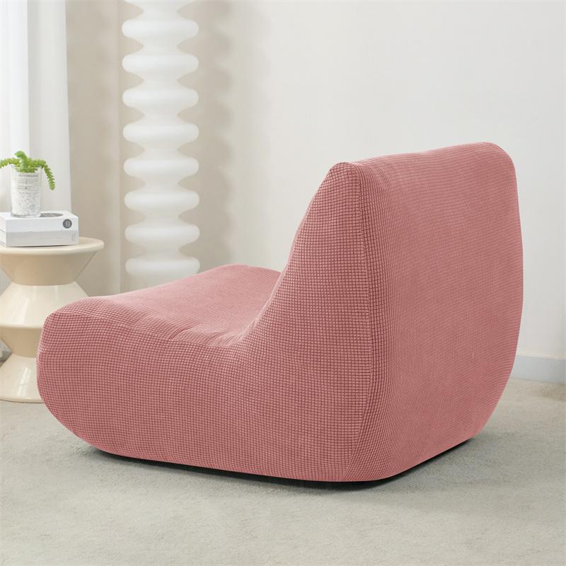 Stretch Polar Fleece Armless Sofa Cover Living Room Solid Lounge Couch Cover All-inclusive Copri Divano Fundas Para Sillones