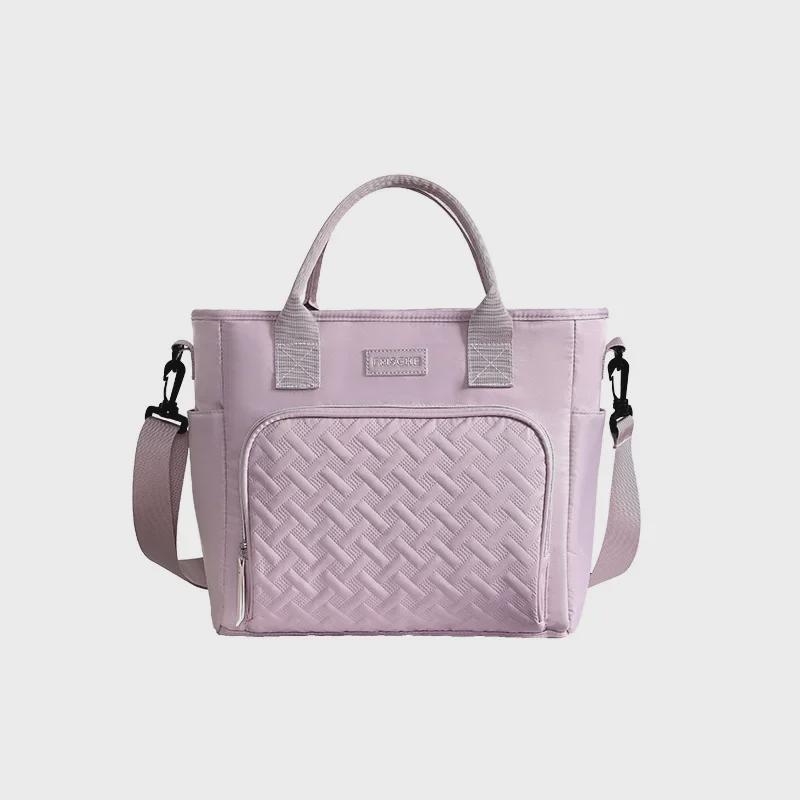 Beilian Large Capacity Insulated Lunch Bag - Portable One-Shoulder Office Picnic Cooler