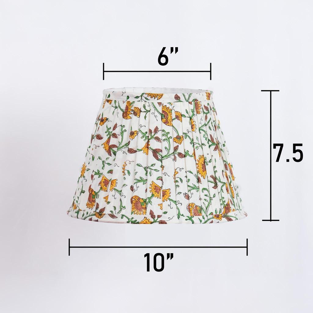 Marigold Pleated Empire Lampshade