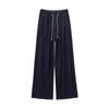 Super Soft Tennis Thin Pants for Women In Summer Washing Tall Elastic Waist Jeans for Women Loose Versatile Straight Pants