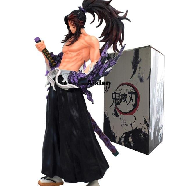 32cm Demon Slayer Kisatsutai Anime Figure Kokushibo Tsugikuni Yoriichi Daki Giyuutarou Action Figure Collection Model Doll Toy