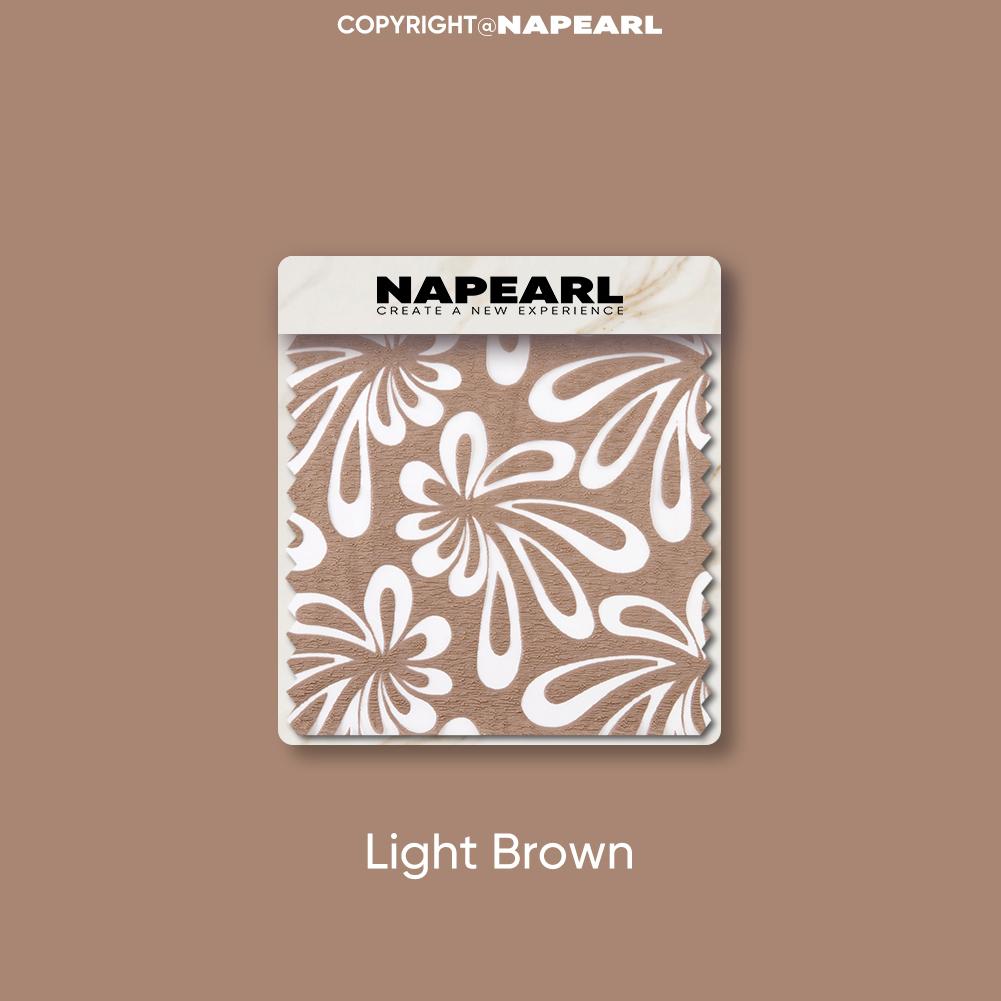 1 Stück NAPEARL Europäischer Jacquard Leichter Stoff Volant Perlenborte Vorhangkopf für Schlafzimmer Wohnzimmer Fensterdekoration Heimdeko