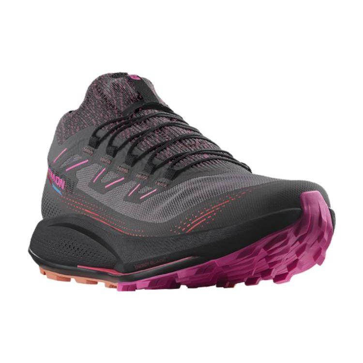 Salomon Pulsar Trail Pro 2 Comfortable Versatile Non-Slip Low-Top Running Shoes Women Running Shoes Black 473853