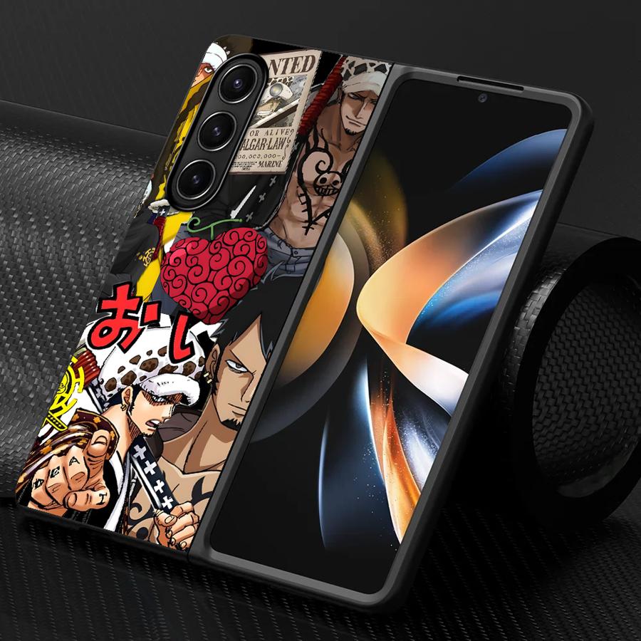 Pouzdro pro Samsung Galaxy ZFold7 ZFold4 ZFold5 Z Fold 7 6 5 4 3 ZFold3 ZFold6 Pevný kryt na telefon Jednodílný Luffy Ďábelský plod