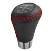 5 Speed Gear Shifter Head Genuine Leather Gear Shifter Knob Head   for Manual Gear Cars
