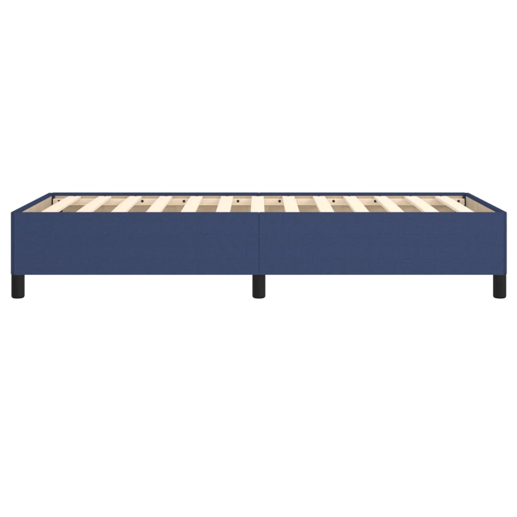Vidaxl Bed Frame Without Mattress Blue 90X200 Cm Fabric