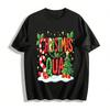 Christmas Squad Themed Festive Print Casual Top Pure Cotton T-shirt