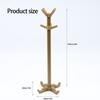 Doll House Furniture Coat Hanger Organizer Stand Plastic Clothes Rack For Realistic Miniature Scene Arrangement Supply