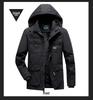 Men's Plus Velvet Thick Cotton Jacket with Lambswool - Warm Winter Workwear Outerwear for Cold Protection