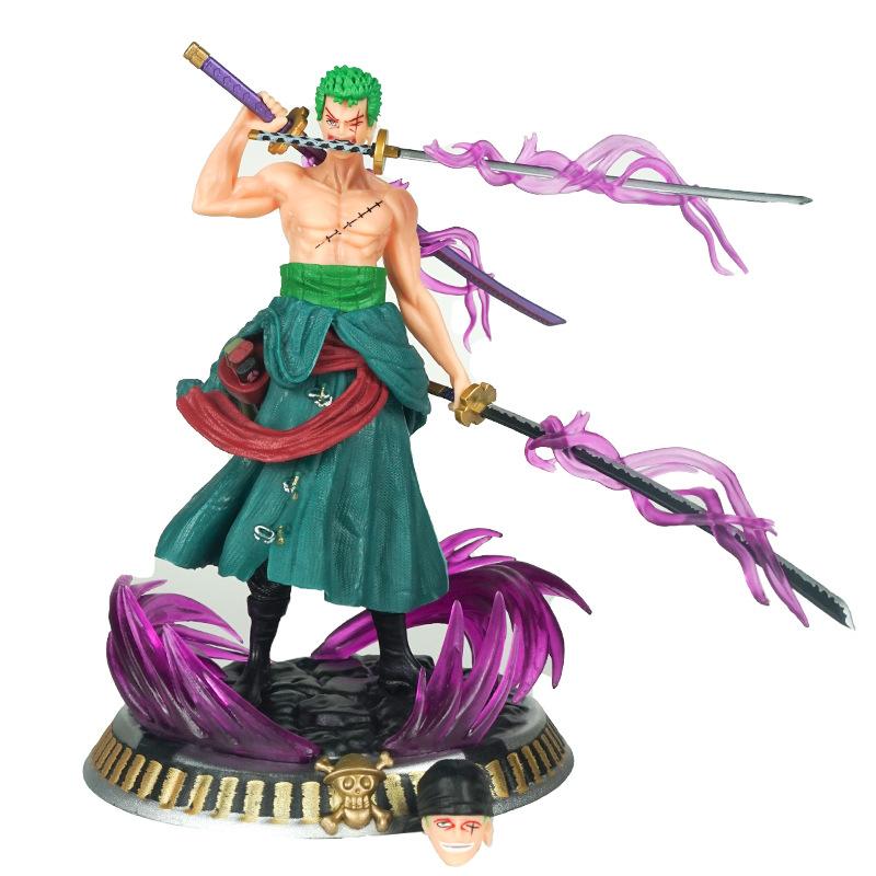 21cm Figure Bath Blood Roronoa Zoro PVC Figure Collection Model Anime Birthday Gifts