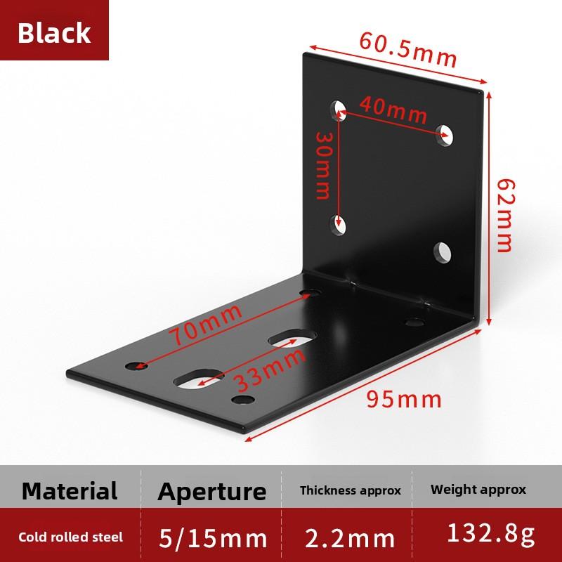 2pcs Corner Brackets Adjustable Hole Position Right Angle Wall Shelf Wall Shelf Laminate L-shaped Triangle Bracket