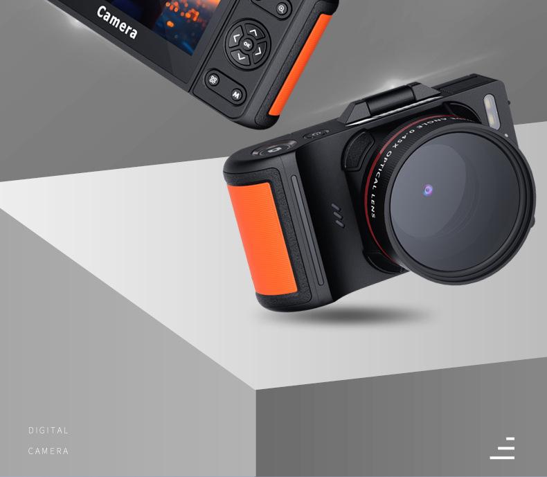 High-Definition Retro Spiegellose Kamera mit Klappbildschirm für Studenten und Reise-Selfies