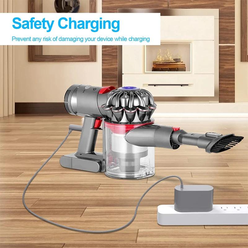 Replacement Charger For Dyson V8 V7 V6 Vacuum Cleaner Charging Source Adapter Vacuum Cleaner Accessories Charging Tool