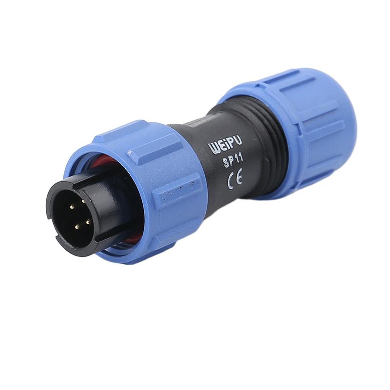 WEIPU SP11 SP1110/P SP1110/S IP68 Low Voltage 2 3 4 5 Pin Electronic Connector Waterproof DC AC Power Cable Wire Adapter LED