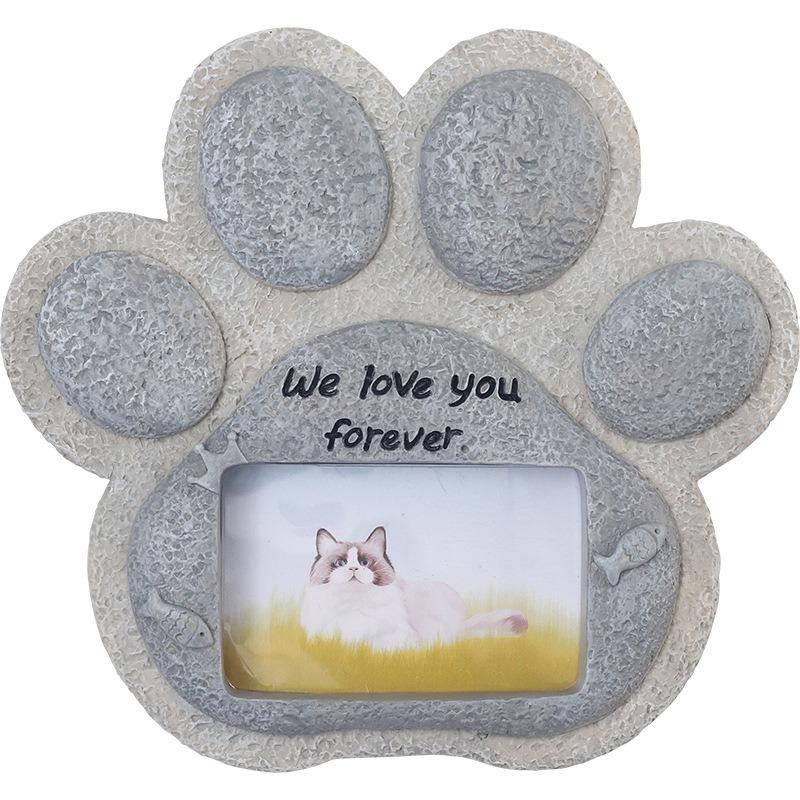 Creative Resin Simulation Pet Memorial Tombstone For Dog Cat Small Animal Craft Ornament
