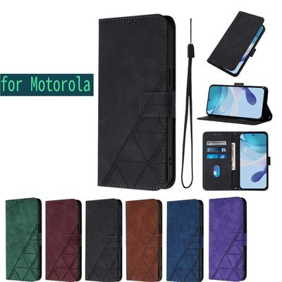 6-цветный модный деловой чехол-кошелек из искусственной кожи для Motorola Moto E13,E20,E30,E40,Moto G,Moto G Play,Moto G Stylus,G04,G05,G13,G23,G53...