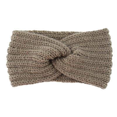 Knitted Cross Headband Ear Warmer Winter Wrap Hair Accessory for Women