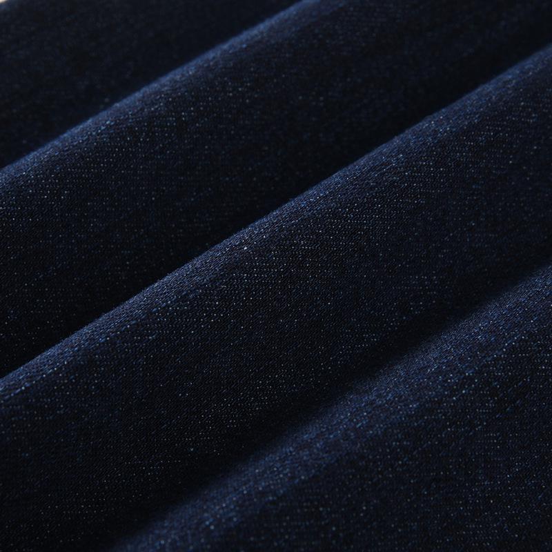 Women's Black Slimming High-Waisted Micro-Flared Horseshoe Jeans - Petite Spring/Autumn 2025