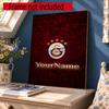 Galatasaray Customize Your Name Diamond Painting Round Diamond Rhinestones Mosaic Diamond Embroidery Wall Paintings Rhinestones Gift Frameless