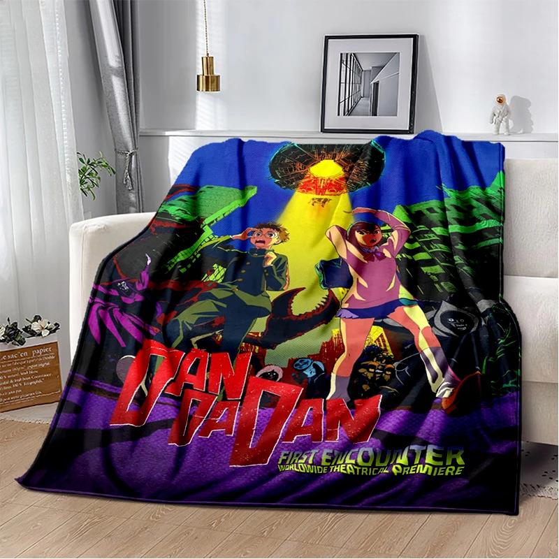 2026 New Style DAN DA DAN Anime Cartoon Blanket,Soft Throw Blanket for Home Bedroom Bed Sofa Picnic Travel Office Cover Kid Gift