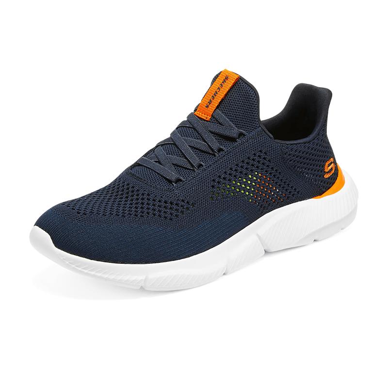 Skechers Unisex Lightweight Mesh Lace-Up Running Shoes