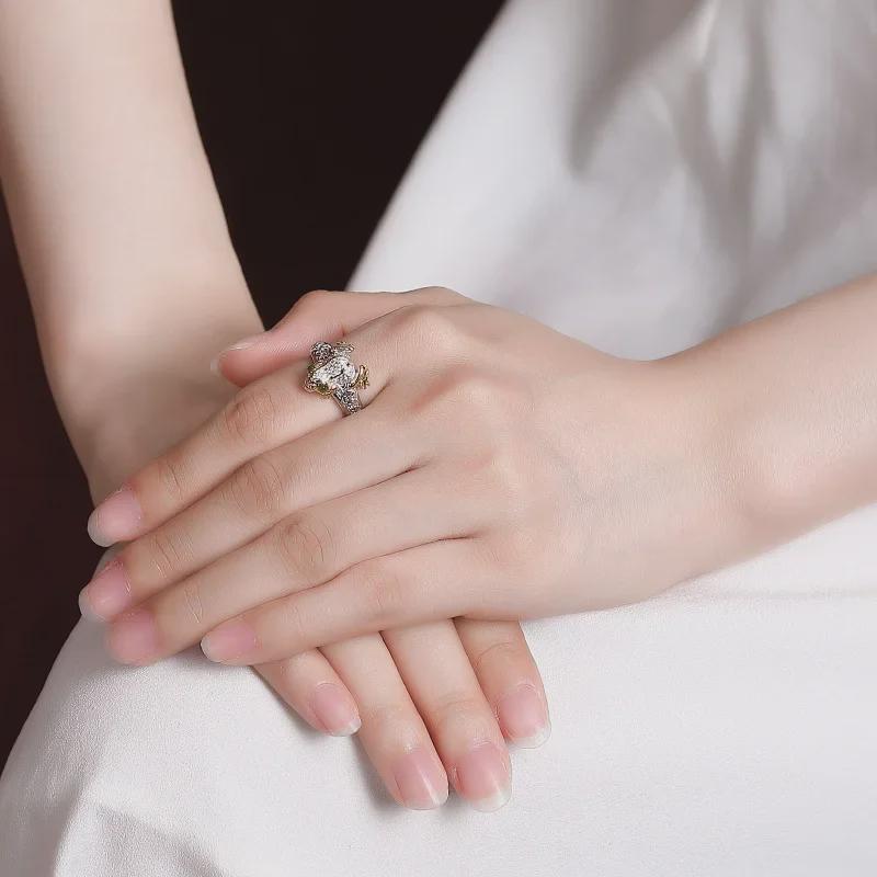 Retro Goldener Krötenring: Einzigartiges, modisches Kupfermünzen-Design, perfektes Persönlichkeitsgeschenk