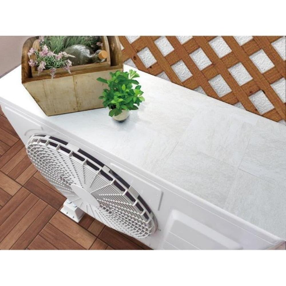 Outdoor Unit Heat Shielding 32cm x 43cm x 2 Sheets Sheet, White, Tile,