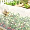 Garden Row Insect Netting Pop Up Garden Bed Tunnel Net with Drawstring Vegetable Rows Netting Insect And Bird Protection for Vegetables Fruits