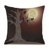 Halloween Linen Pillow Cover Printed Pillow Cover
