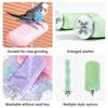 Resin Bird Perch for Claw & Beak Grinding, Anti-Scratch Parrot Standing Stick, Durable Foot Health Trimmer for Budgie Cockatiel Cage Accessories