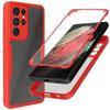 Case - for Samsung Galaxy S21 Ultra - Red - 360° Protection - Anti-scratch - Rigid