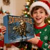Dinosaurier Adventskalender Dinosaurier Spielzeugset Geeignet für Kinder ab 3 Jahren Kreatives Spiel 12-Tage Weihnachts-Countdown-Spiel