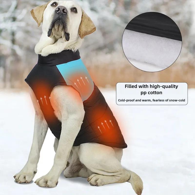 Haustier Winter Wasserdicht Warm Hunde Mantel Welpen Kleidung Haustier Weste Jacke Warm Große Hunde Kleidung Wasserdichte Haustier Weste Reißverschluss Jacke