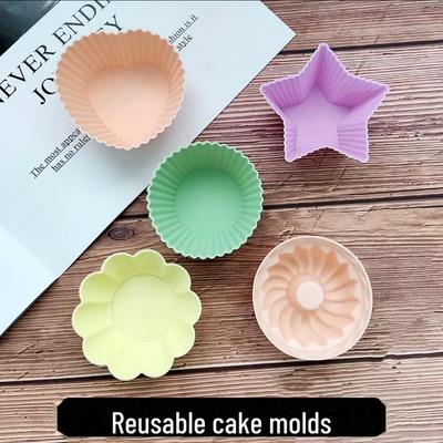 Silikon-Kuchen- und Muffinform – backbar, dampfgeeignet, mikrowellengeeignet