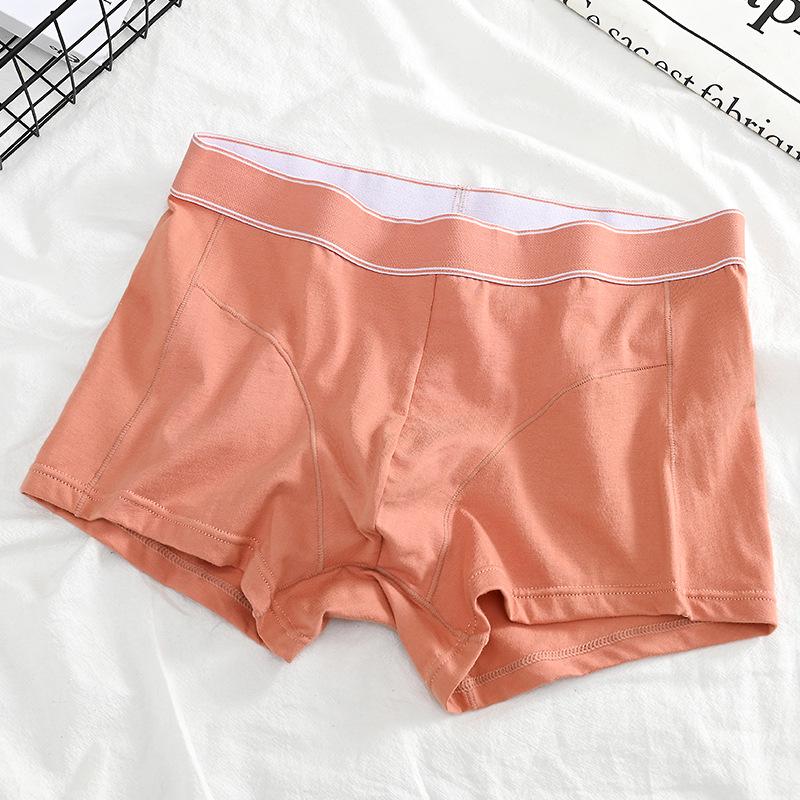 Men's Pure Cotton Mid-Waist Breathable Loose Plus Size Seamless Boxer Briefs