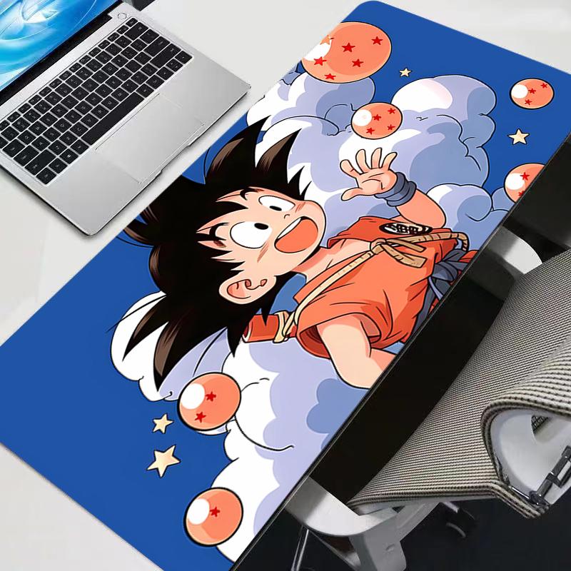 Large Gaming Keyboard Rug Laptop Japan Cool Anime Mouse Pad XXL Black DBZ Dragon Ball Z Desk Mat PC Gamer Carpet Mousepad gift