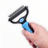 Pet Detangling Rake with Rake Cat Dematting Comb Double-Sided Undercoat Brush Deshedding Brush