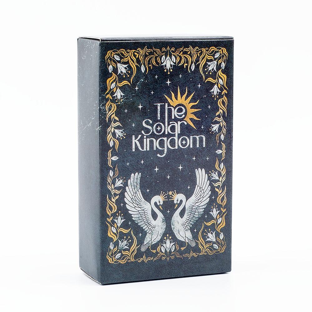 The Solar Kingdom Tarot Deck 78 Card Oracle for Cosmic Insight and Divination English Versions Edition Board Playing Game