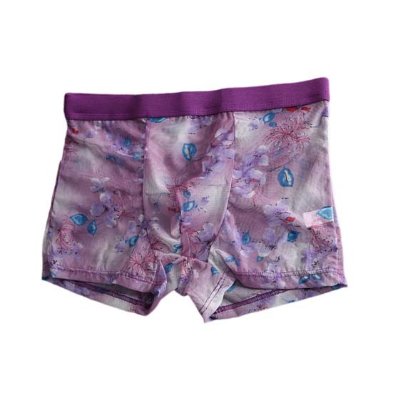 Pánské boxerky se středním pasem, pohodlný střih, vysoká elasticita, šortky, kalhotky, krajková síťovina, bezešvé spodní prádlo