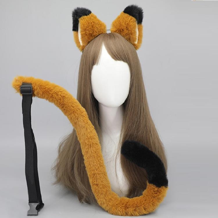 Masquerades Party Hair Hoop Animal Ear Plush Headband/Tail Girl Hair Ornaments